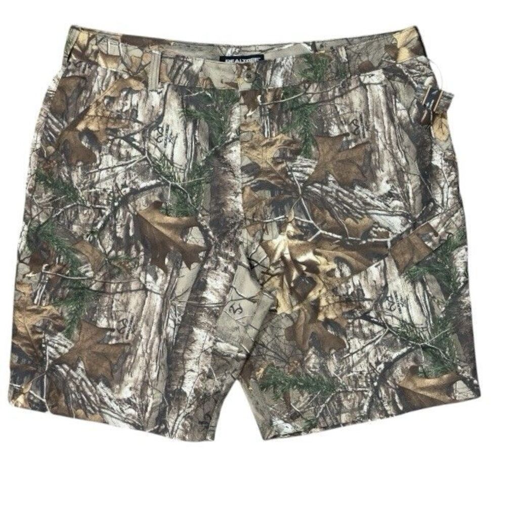 Realtree Camo Hunting Shorts Men’s XL Cargo Ripstop Lightweight Outdoors NWT